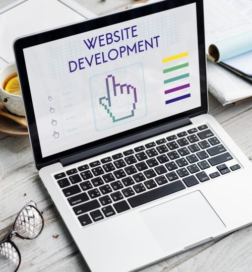 Website Development Links Seo Webinar Cyberspace Concept